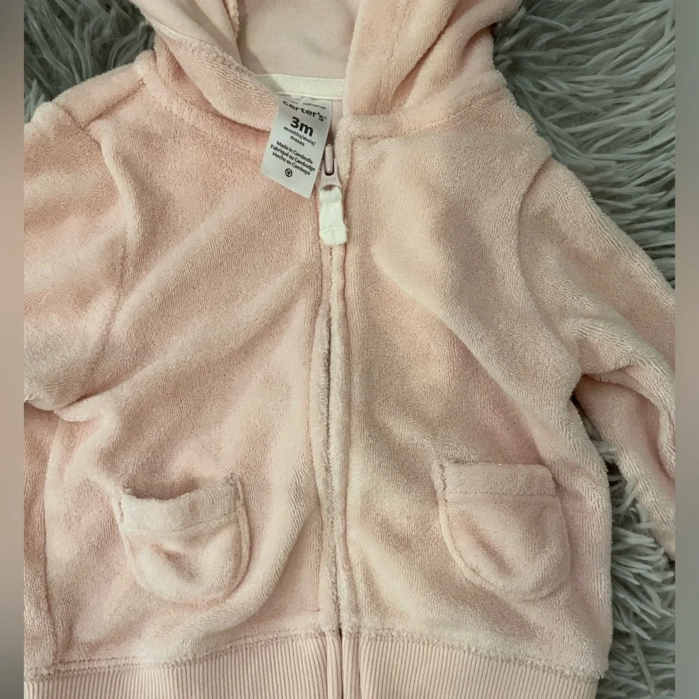 Carters Baby 3M Zip up Sweater Jacket.